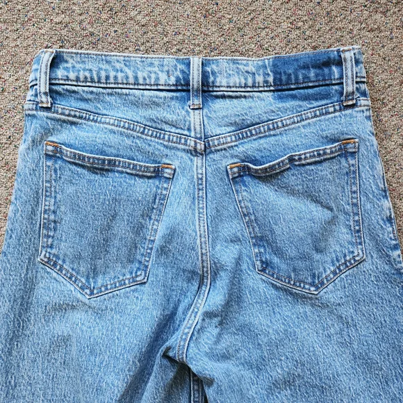 Abercrombie Ultra High Rise 90s Straight Jean Vintage Comfort Stretch Size 29 8 - Picture 5 of 7
